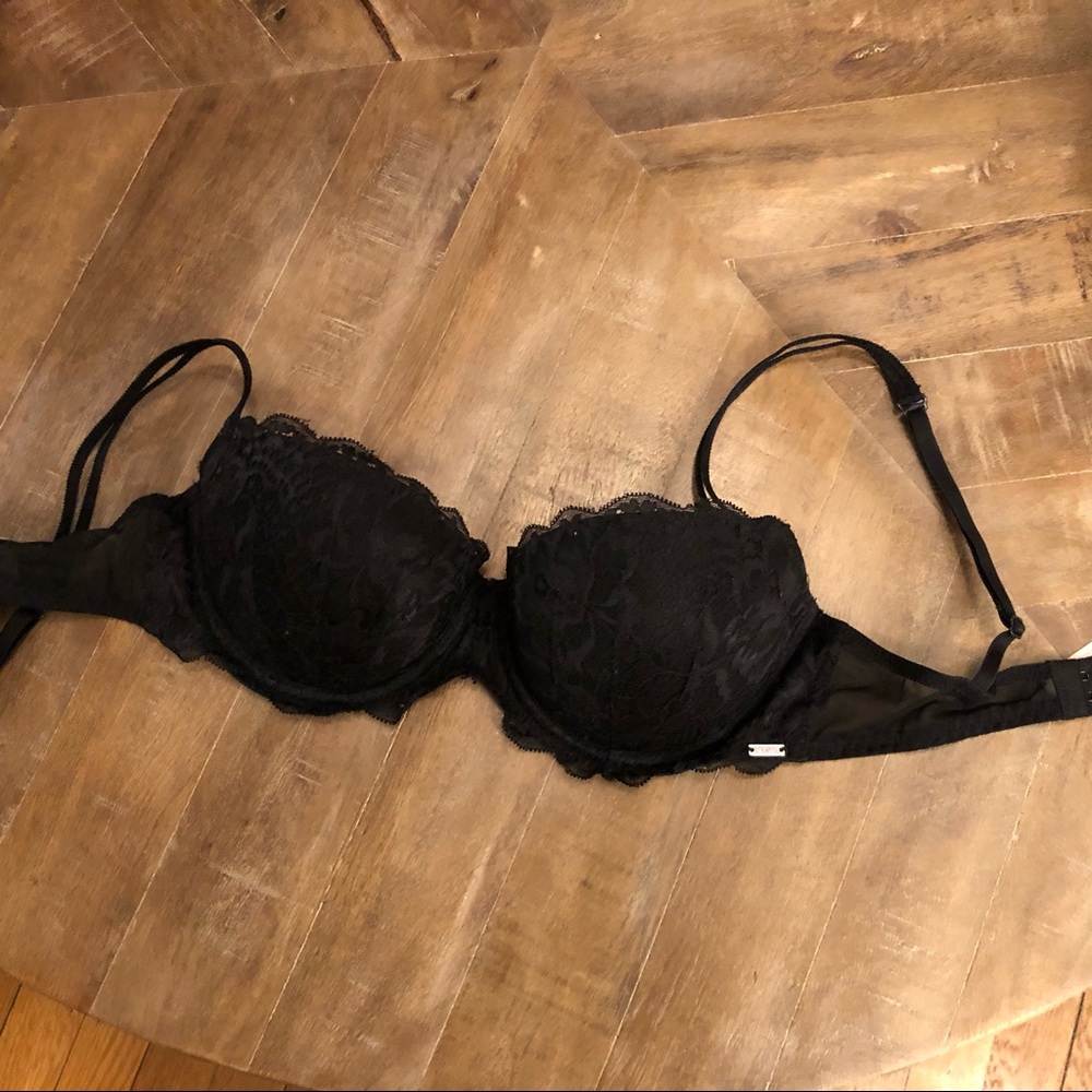 Black Lace Bra